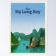 thumbnail image 1 of Poster Visit Háº¡ Long Bay Wall Art, Unframed Prints For Home Or Office, Perfect Gift For Everyone, 8x12, 1 of 2