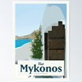 thumbnail image 1 of Poster Visit Mykonos Wall Art, Unframed Prints For Home Or Office, Perfect Gift For Everyone, 24x36, 1 of 2