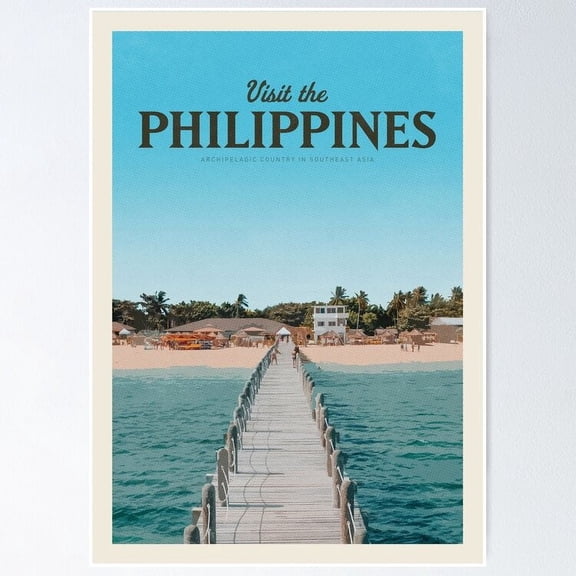 Poster Visit Philippines Wall Artunframed Prints For Home Or Office Perfect Gift For Everyone , Poster Print Only