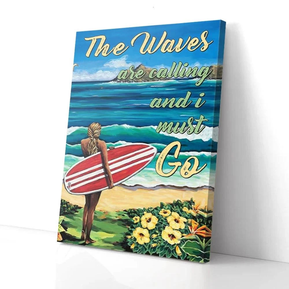WAVES CALLING TOP W/B