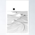 thumbnail image 1 of Poster Waves Line Art - No Framed, Vintage Wall Art, Trendy Retro Print, Positive Quote Poster, Room Decor, Wall Art, Poster Only, 1 of 3