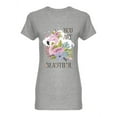 thumbnail image 1 of Poster With Beautiful Flamingo Shaped T-Shirt Women -Image by Shutterstock, Female Large, 1 of 2