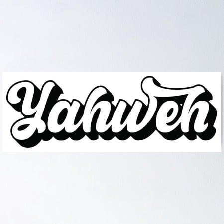 Poster Yahweh Poster - No Framed, Vintage Wall Art, Hot Trend!, Poster Only