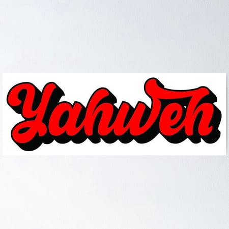 Poster Yahweh Poster - No Framed, Vintage Wall Art, Hot Trend!, Poster Only