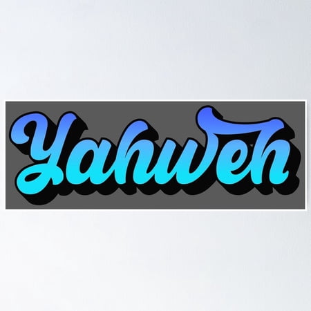 Poster Yahweh Poster - No Framed, Vintage Wall Art, Hot Trend!, Poster Only
