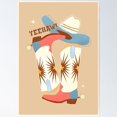 thumbnail image 1 of Poster Yeehaw! Cowboy Boots Poster No Framed, 8x12, 1 of 2