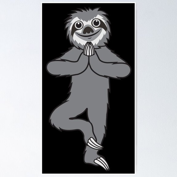 Poster Yoga Tree Poster - No Framed, Vintage Wall Art, Hot Trend!, 8x12