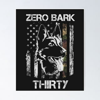 Zero Bark Thirty American Military Dog Unit K-9 Usa Flag T-Shirt Zero Bark Thirty American Military Dog Unit K-9 Usa Flag T-Shirt