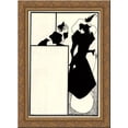 thumbnail image 1 of Poster advertising 'The Spinster's Scrip' 20x24 Gold Ornate Wood Framed Canvas Art by Beardsley, Aubrey, 1 of 2