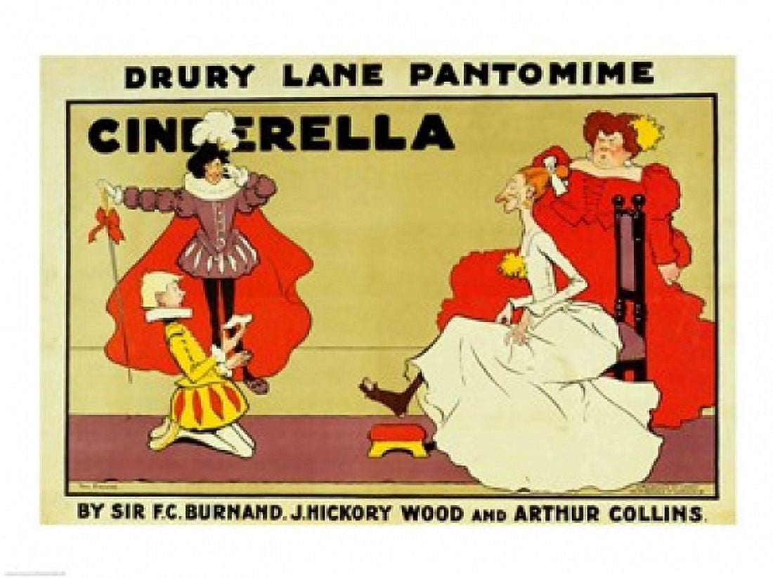 Poster for Cinderella Canvas Art - Tom Browne (24 x 18)