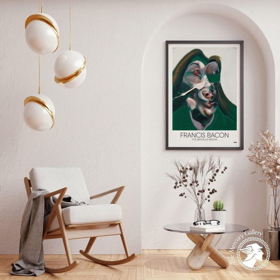 PosterArt Francis Expressionist Poster, Self-Portrait Surreal Art Print, Trendy Modern Wall Decoration, 8x12 UNFRAMED