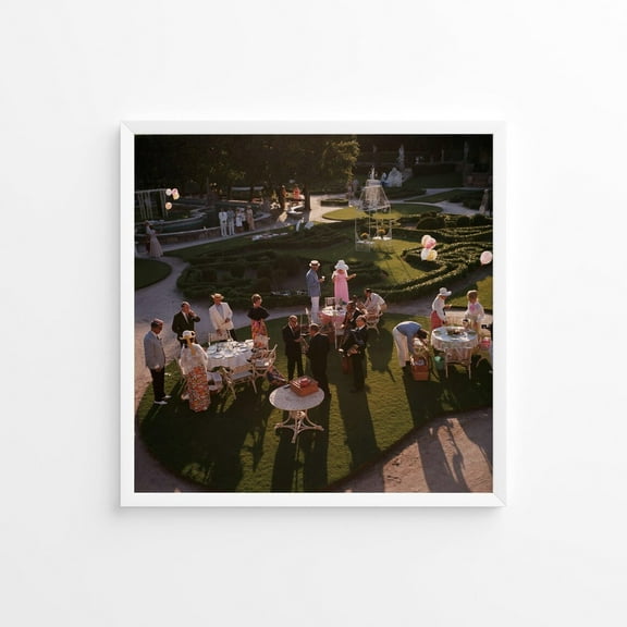 PosterArt Garden Party Print Poster, Vintage Print, High Society Photo Print, Size 24x36 UNFFRAMED