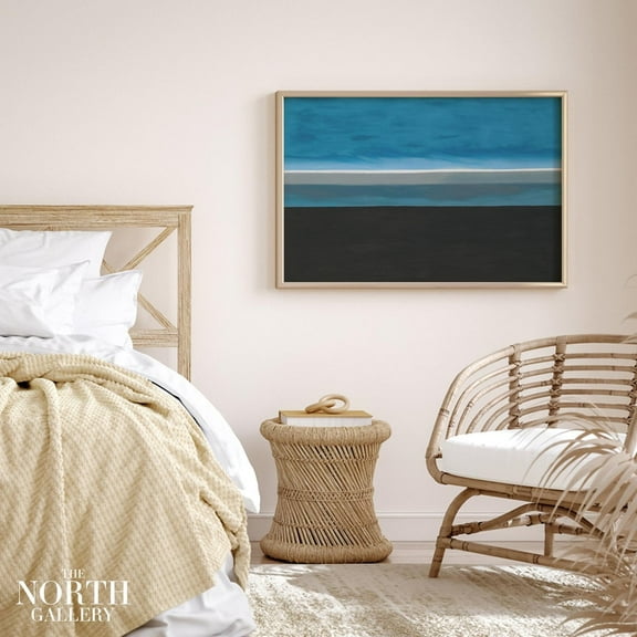 PosterArt Georgia O'Keeffe The Beyond Giclee Poster Print, Blue Wall Art, Art Lover Gift, New Home Gift, Fine Art Wall Decor, Size 8x12 UNFFRAMED