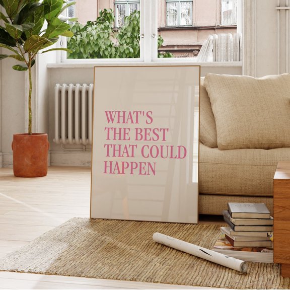 PosterArt Inspirational Quote Poster, Positive Typography Home Decor, 16x24 UNFRAMED