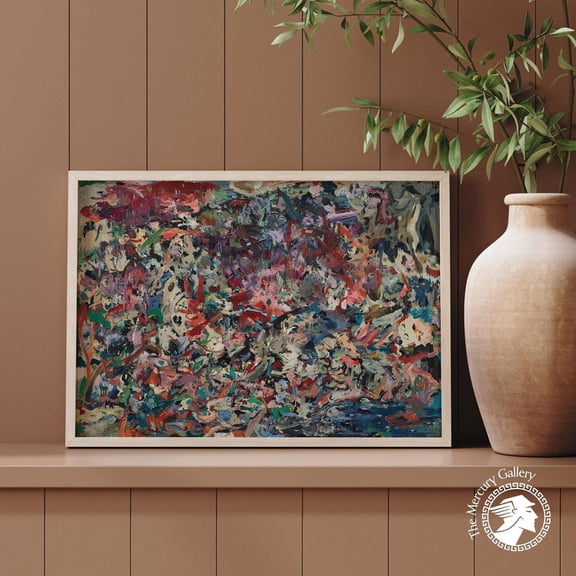 PosterArt Jackson Pollock Poster, Abstract Expressionism Art Print, Modern Home Wall Decor, 8x12 UNFRAMED