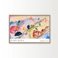 thumbnail image 1 of PosterArt Kandinsky Exhibition Poster Colorful Abstract Landscape Wall Art Geometric Modern Living Room Decor, 12x18 UNFRAMED, 1 of 3