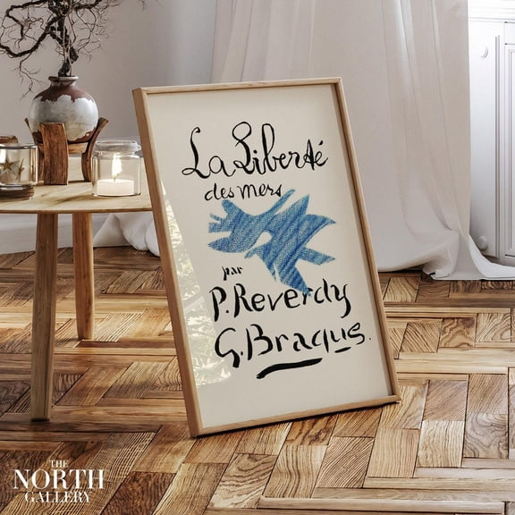 PosterArt La Liberte Exhibition Poster Vintage French Art Print, Size 16x24 UNFFRAMED