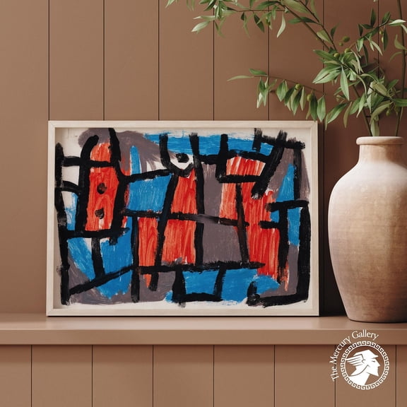 PosterArt Paul Klee Poster, The Hour Before One Night 1940 Art Print, Abstract German Modernism Wall Decor, 12x18 UNFRAMED