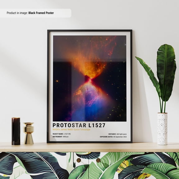 PosterArt Protostar L1527 Poster Space Posters James Webb Poster Space Wall Art Space Prints Space Decor Light Style, Size 8x12 UNFFRAMED