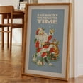 thumbnail image 1 of PosterArt Retro Santa Kitchen Poster, Vintage Holiday Wall Art, Festive Party Print for Cozy Winter Home Decor, 12x18 UNFRAMED, 1 of 3
