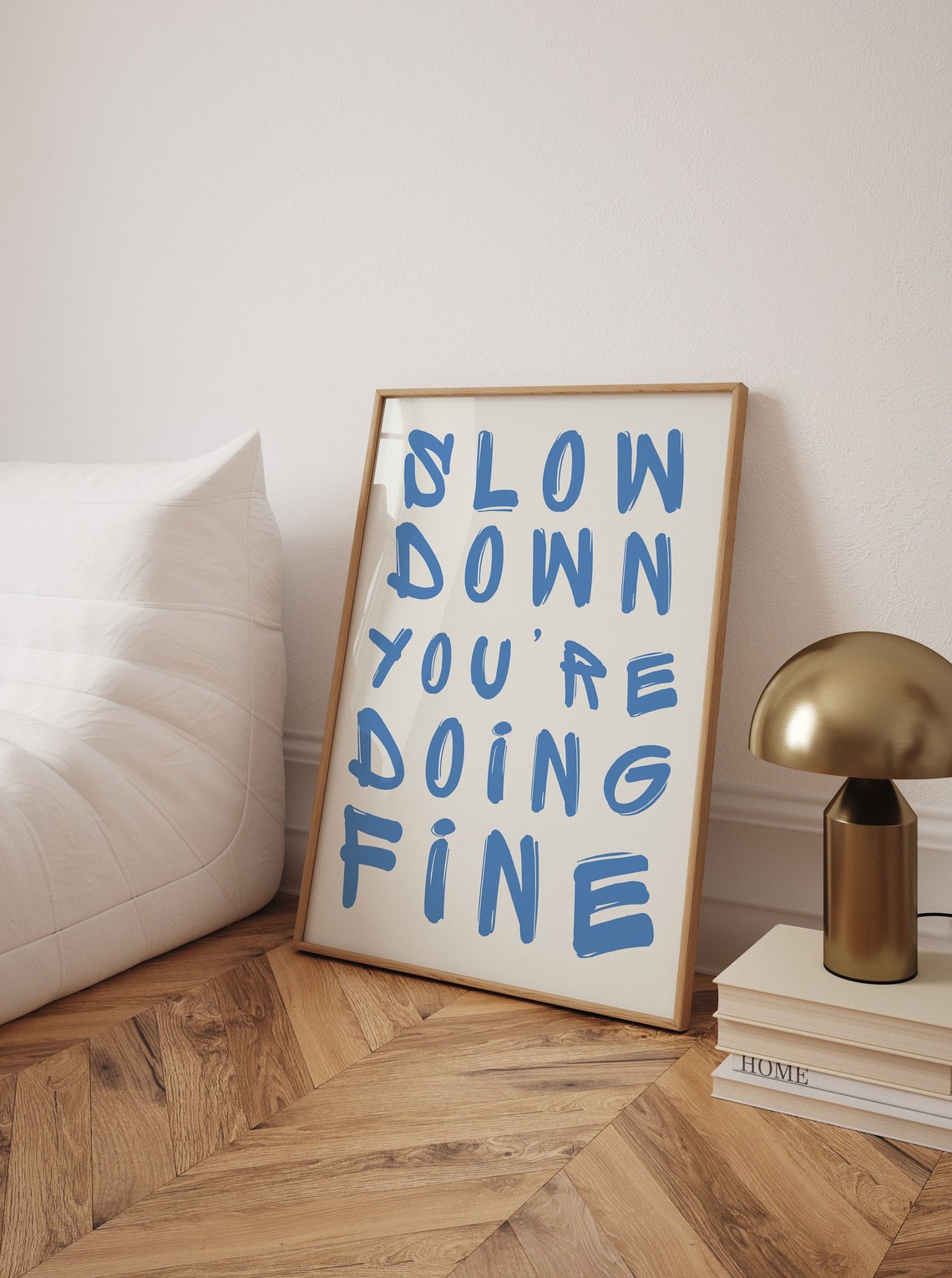 PosterArt Slow Down You’re Doing Fine Poster Wall Art, Inspirational ...