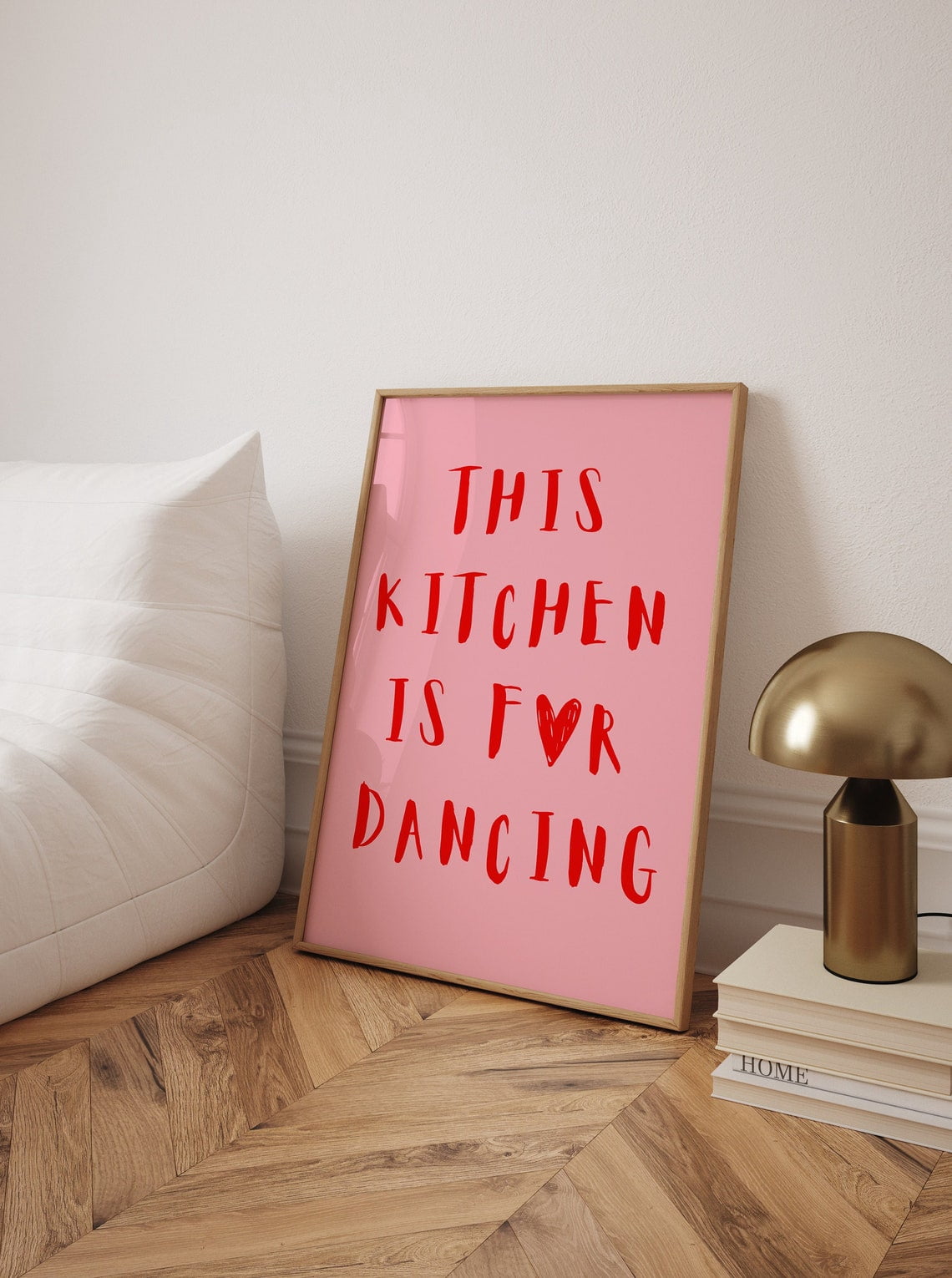kitchen wall art set of 6 fun foodie prints this... PosterArt This Kitchen is for Dancing Poster, Trendy Kitchen Art Print ...