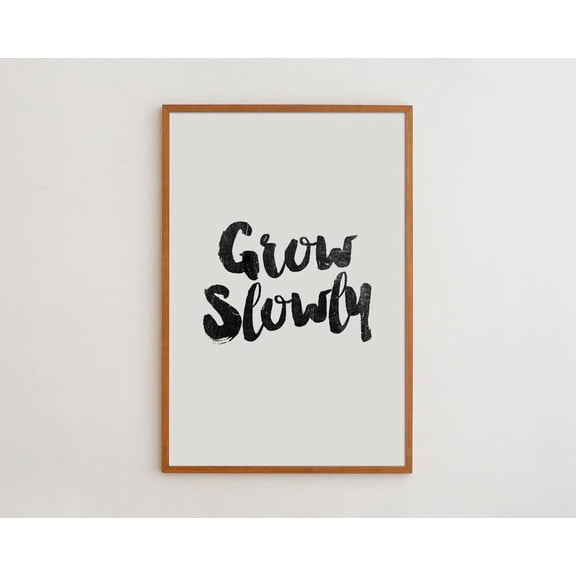 PosterArt Typography Wall Art Print Poster for Nursery Decor Black and White Quote Poster, Size 8x12 UNFFRAMED