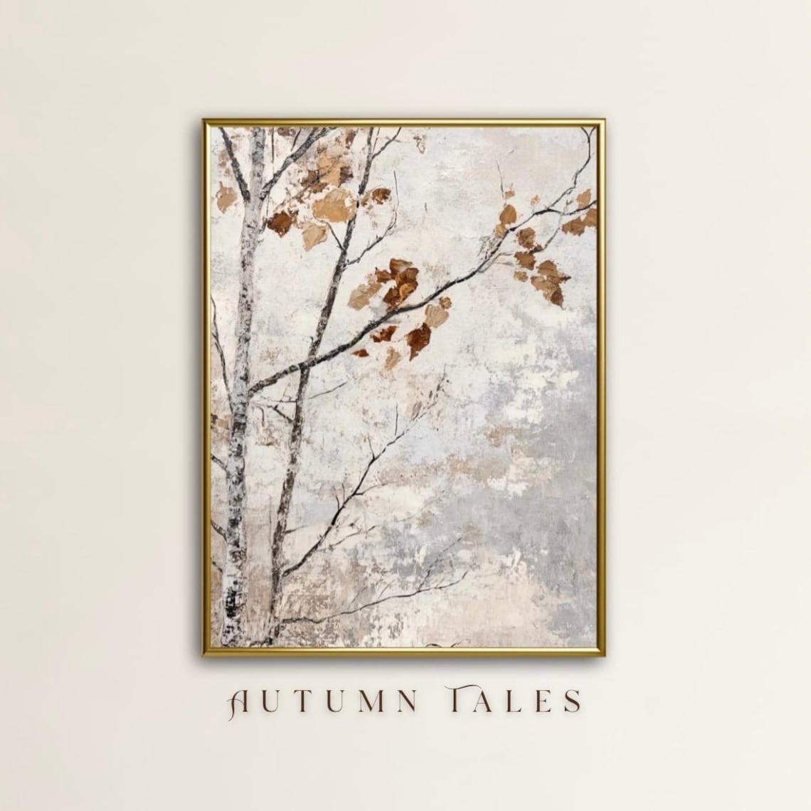 PosterArt Vintage Fall Poster Wall Art Antique Autumn Landscape Print ...