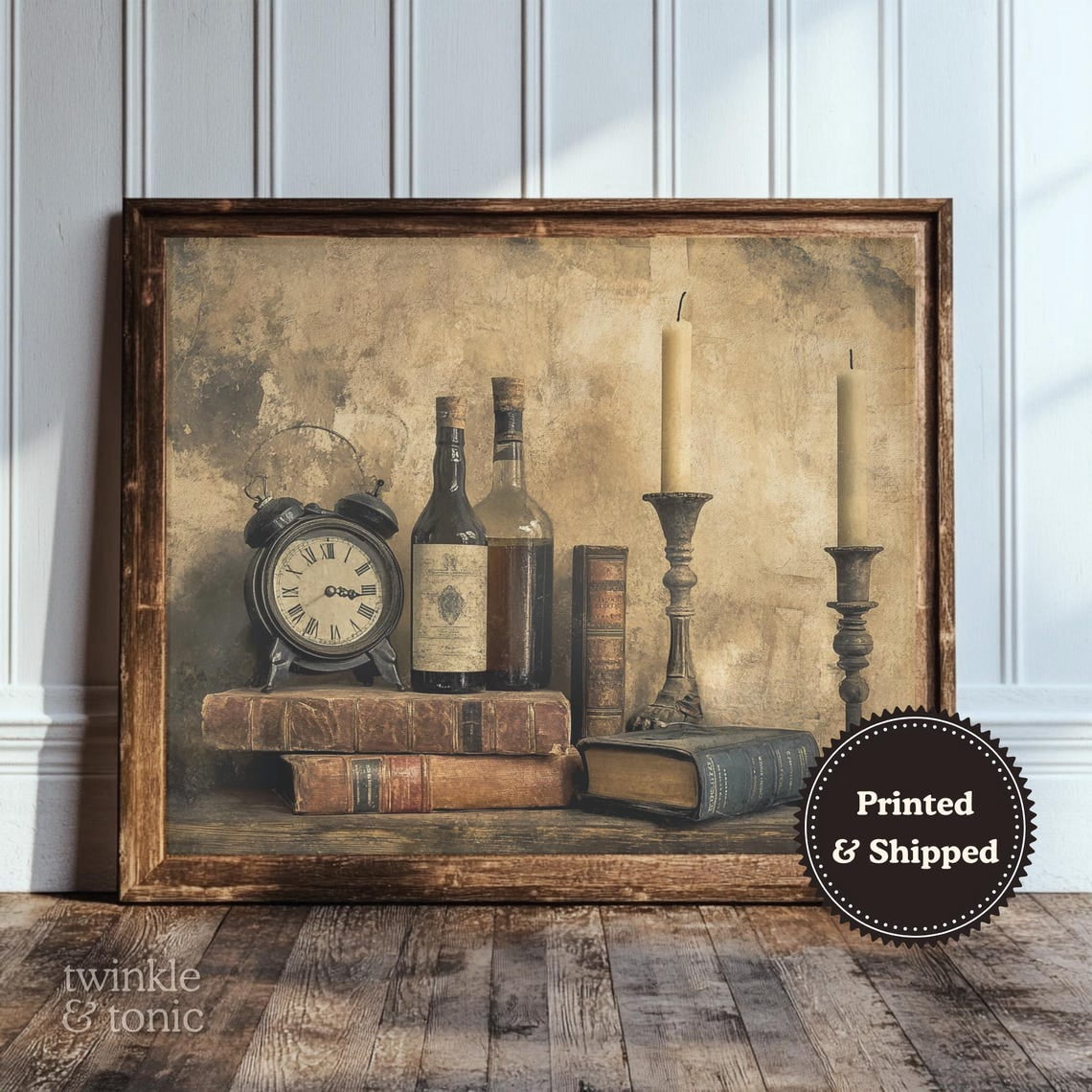 PosterArt Vintage Office Art Print Antique Still Life Wall Décor Moody ...