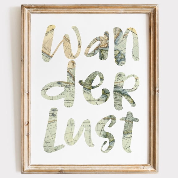 PosterArt Wanderlust Art Print Inspirational Travel Wall Décor for Adventure Lovers, 16x24 UNFRAMED