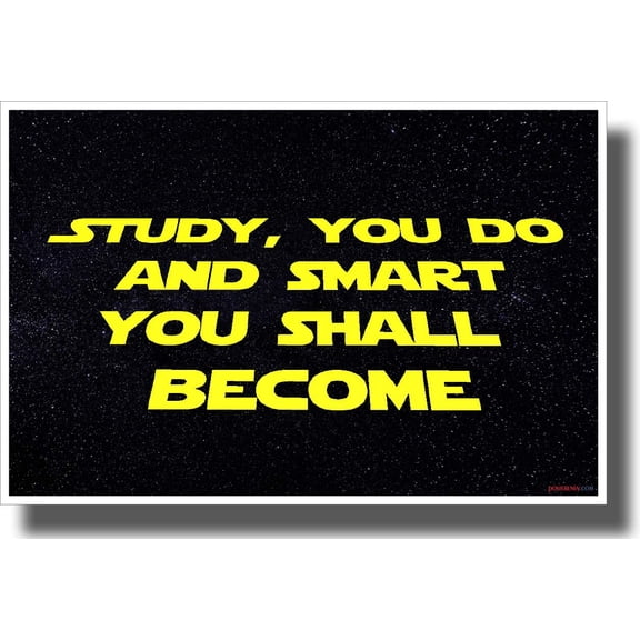 PosterEnvy Study You do and Smart You Shall Become - New Motivational Classroom Poster