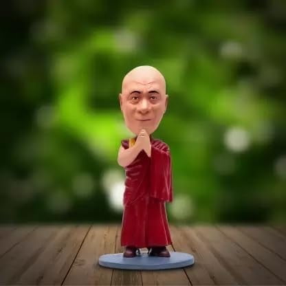 PosterPapaa Dalai Lama Spiritual Monk Bobblehead Table Top Figure