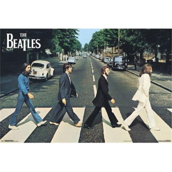 Posterazzi 24X36 the Beatles - Abbey Road Poster Print - 24 x 36 in.