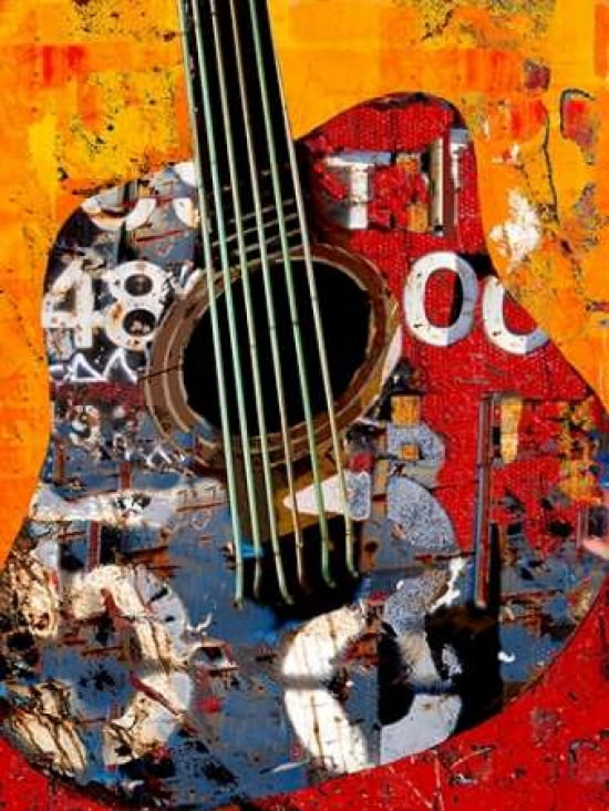 Posterazzi 58 Guitar Canvas Art - Daryl Thetford (18 x 24)