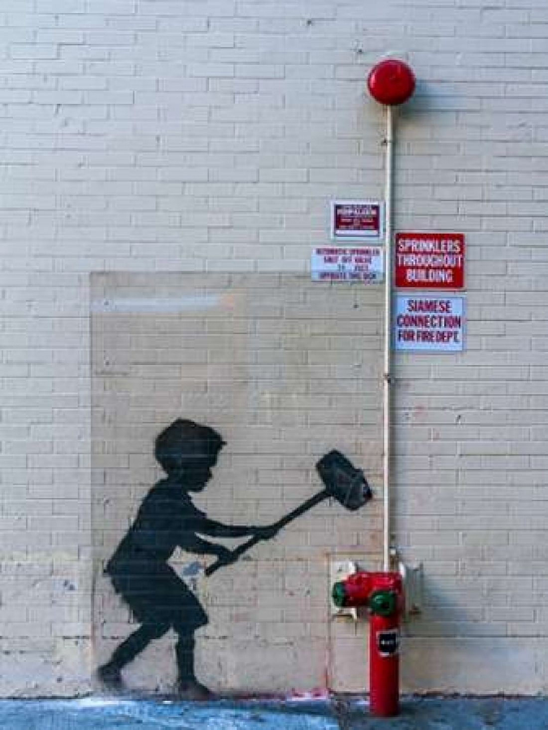 Posterazzi 79th Street-Broadway NYC-graffiti attributed to Banksy Canvas Art - Till Jacket (22 x 28)