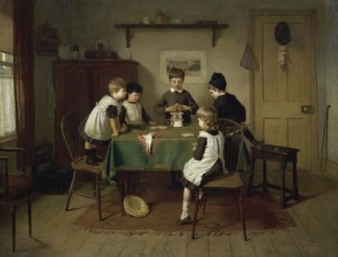 Posterazzi A Critical Moment 1889 Harry Brooker (1876-1908British) Canvas Art - (24 x 36)