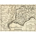 thumbnail image 1 of Posterazzi  A Map of The Route Hannibal Took Through Gaul & Over The Alps Into Italy Poster Print, 17 x 13, 1 of 1