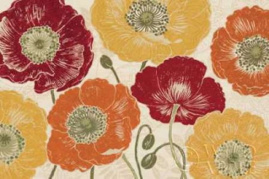 Posterazzi A Poppys Touch I Spice Canvas Art - Daphne Brissonnet (24 x 36)