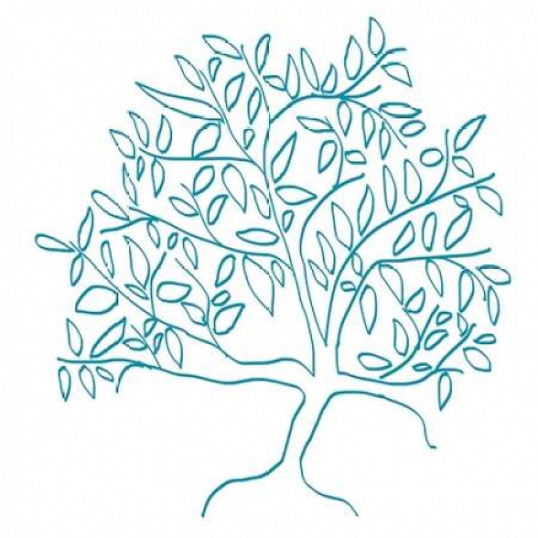 Posterazzi A Teal Tree Canvas Art - Jan Weiss (24 x 24)