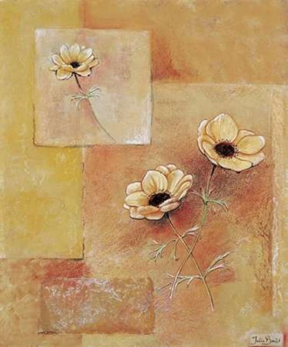 Posterazzi A block of flowers I Canvas Art - Julia Bonet (20 x 24)