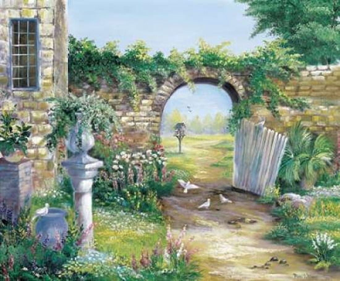 Posterazzi A garden gone wild Canvas Art - Rian Withaar (20 x 24)