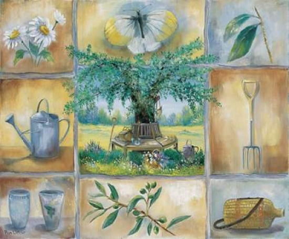 Posterazzi A garden theme Canvas Art - Rian Withaar (20 x 24)