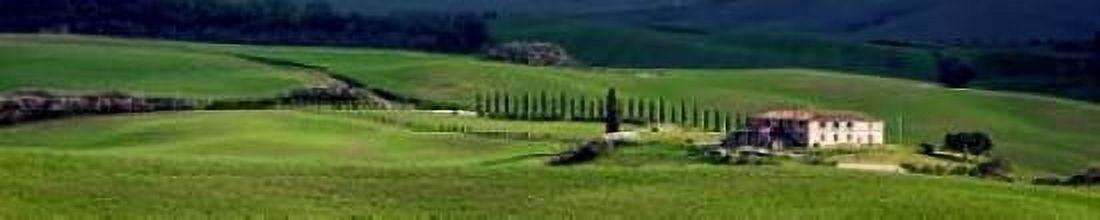 Posterazzi A villa in Tuscany Canvas Art - Vadim Ratsenskiy (12 x 36)