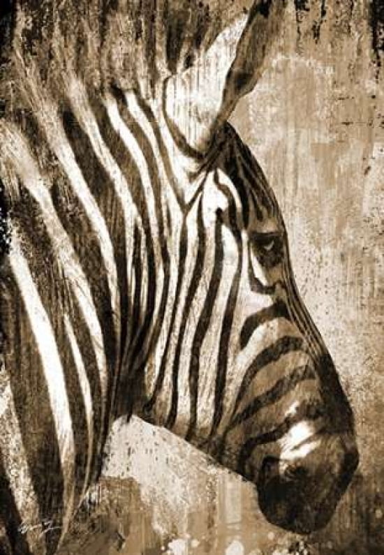 Posterazzi AFRICAN ANIMALS II - sepia Canvas Art - Eric Yang (20 x 28)