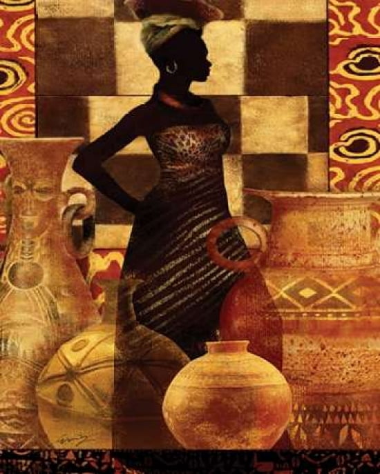 Posterazzi AFRICAN TRADITIONS I Canvas Art - Eric Yang (24 x 30)