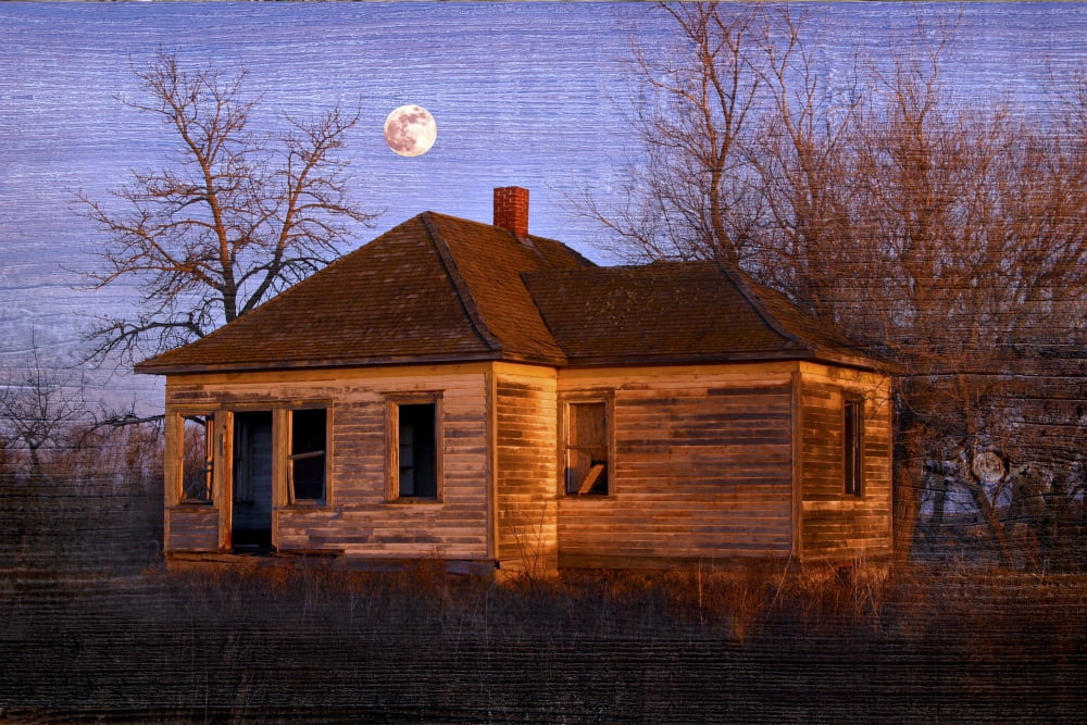 Posterazzi Abandoned Farm House Canvas Art - Richard Wear  Design Pics (34 x 22)