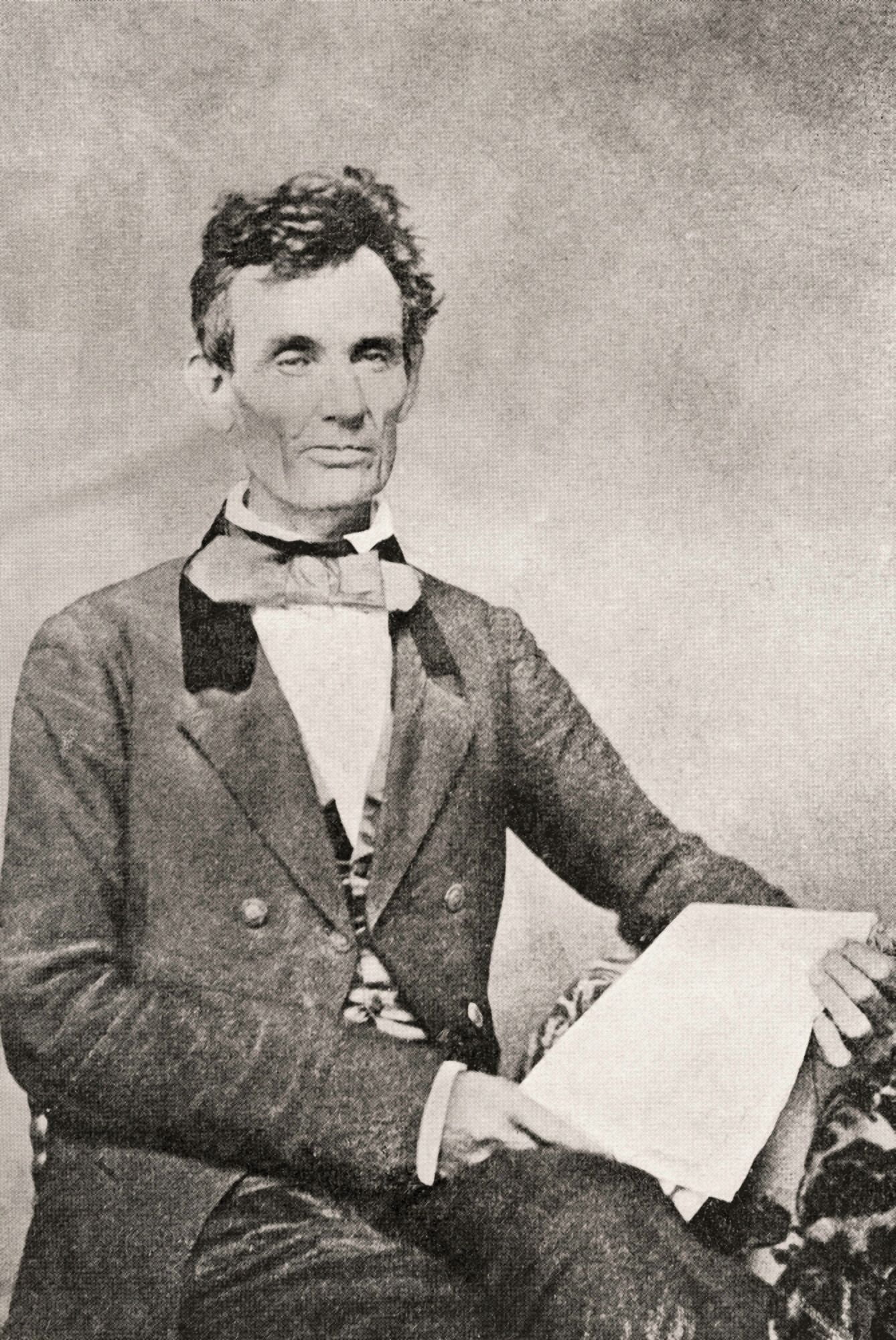 Posterazzi Abraham Lincoln 1809 Canvas Art - Ken Welsh Design Pics (22 x 34)
