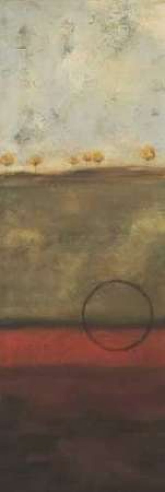 Posterazzi Abstract Landscape I Canvas Art - Stephanie Marrott (12 x 36)