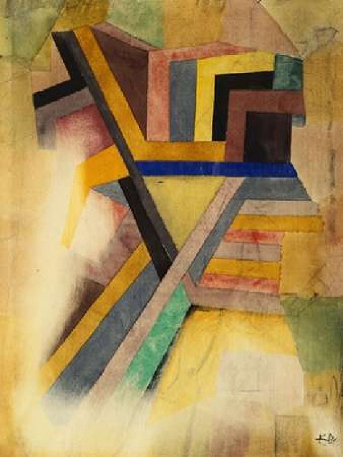 Posterazzi Abstract Painting Canvas Art - Paul Klee (22 x 28)