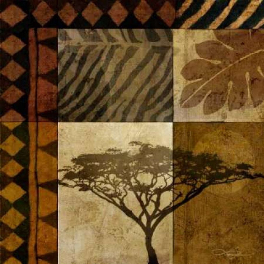 Posterazzi Acacia Sunrise I Canvas Art - Keith Mallett (24 x 24)